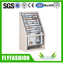 Flyfashion Applied ST-20 Newspaper Rack Multilayer Cold-rolled Steel Display Racks For Library Use in Public Place